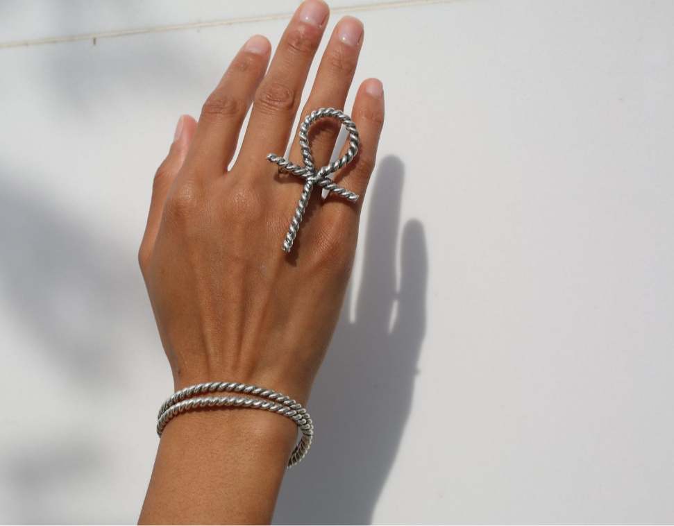 Twisted Ankh Ring