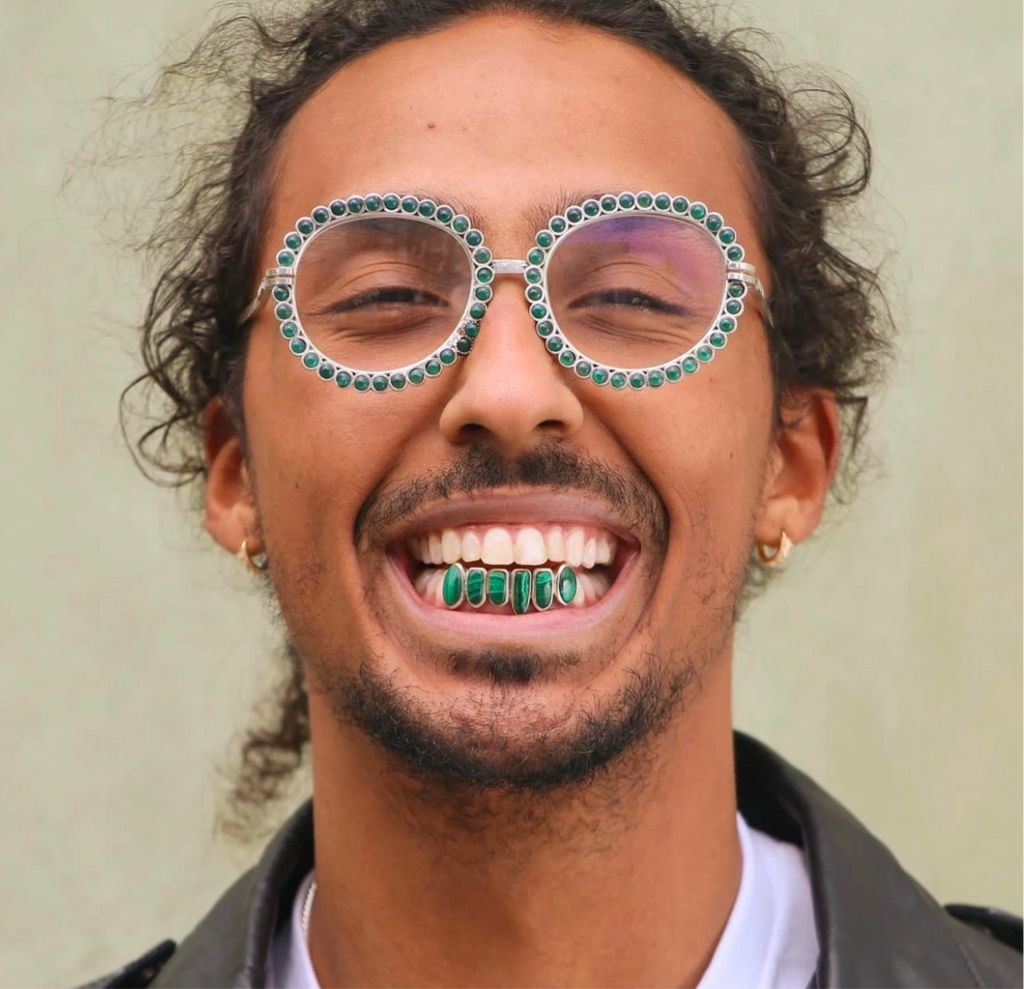 Green Onyx Glasses