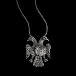 STERLING SILVER DOUBLE PHOENIX NECKLACE