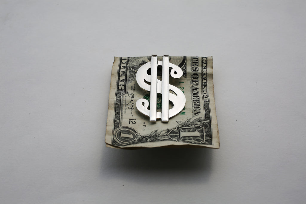 Sterling Silver $ Clip