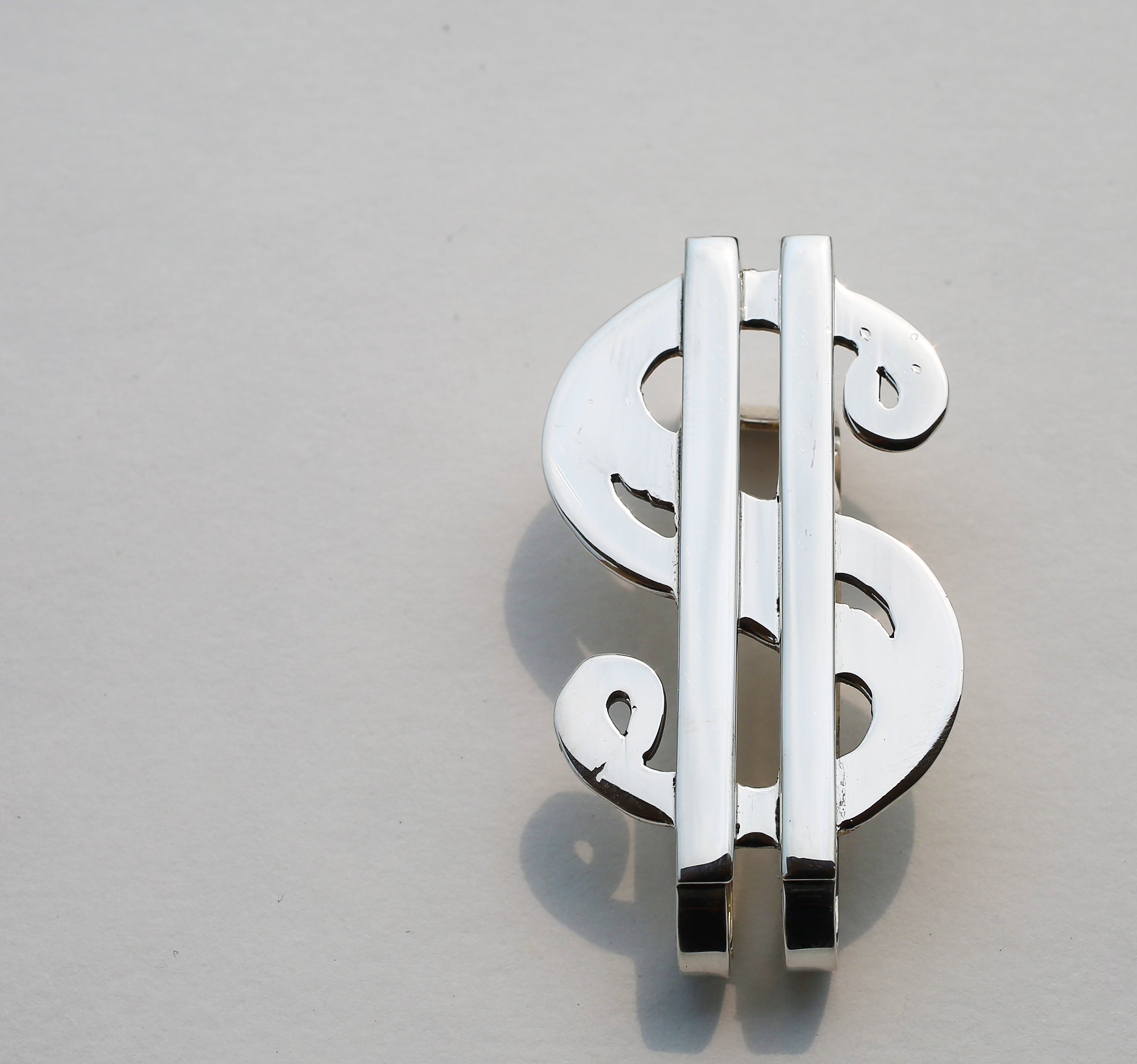 Sterling Silver $ Clip
