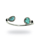 TURQUOISE & ONYX BANGLE