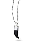 ONYX HORN NECKLACE