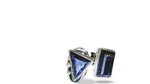 TRIANGLE & SQUARE LAPIS LAZULI RING