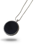 ONYX COIN NECKLACE
