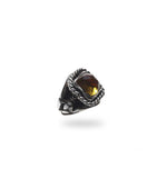 YELLOW CITRINE BEE RING
