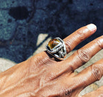 YELLOW CITRINE BEE RING
