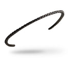 OXIDIZED BOX BANGLE