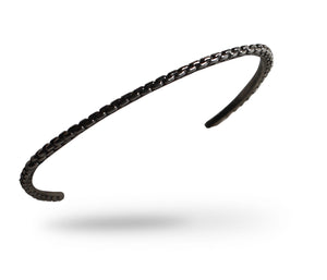 OXIDIZED BOX BANGLE