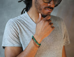MALACHITE BEAD BRACELET