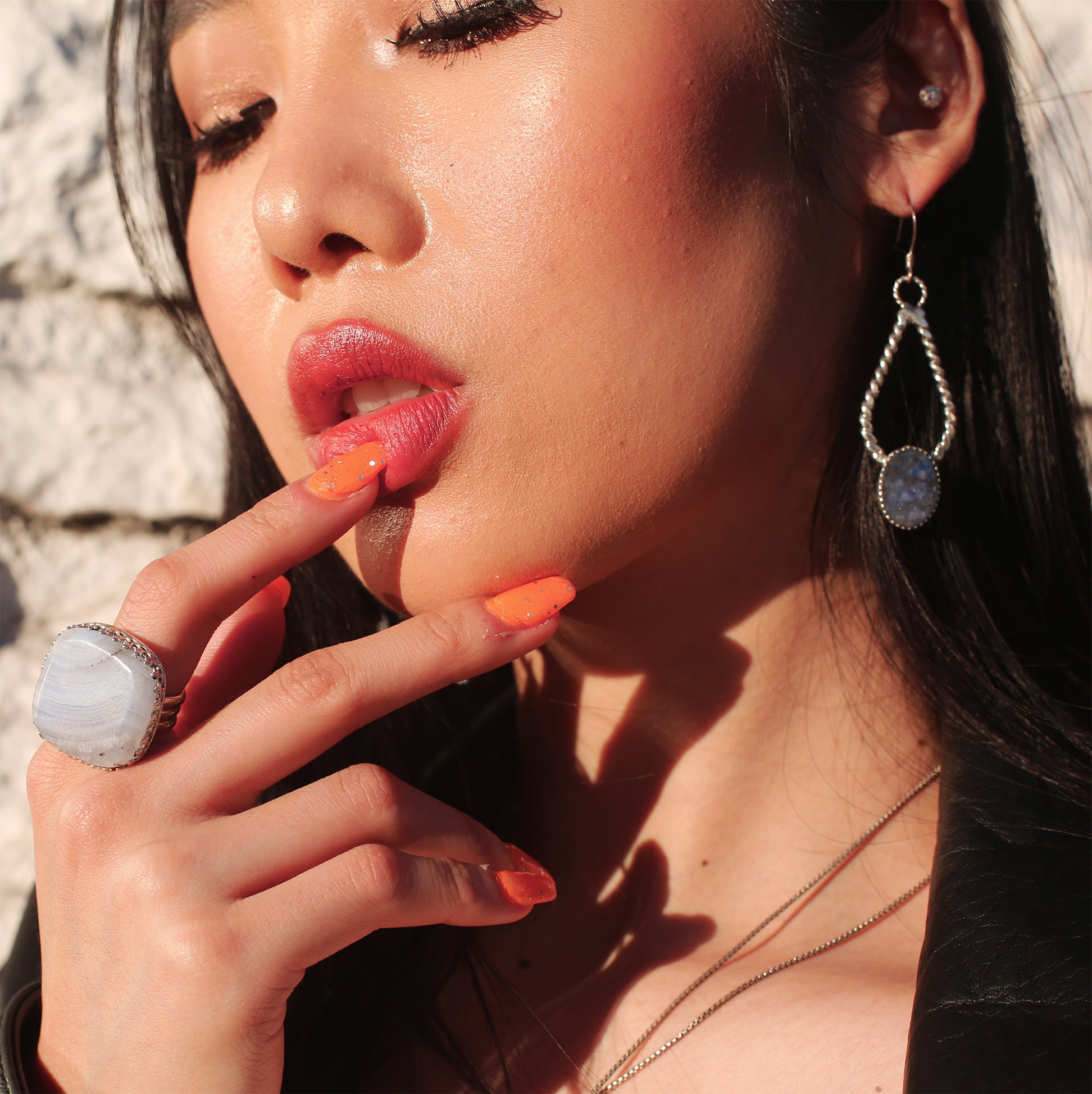 Crazy Lace Agate Bold Ring