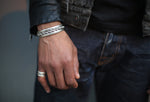 STERLING SILVER ROPE BRACELET