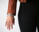 STERLING SILVER VINTAGE WESTERN BANGLE