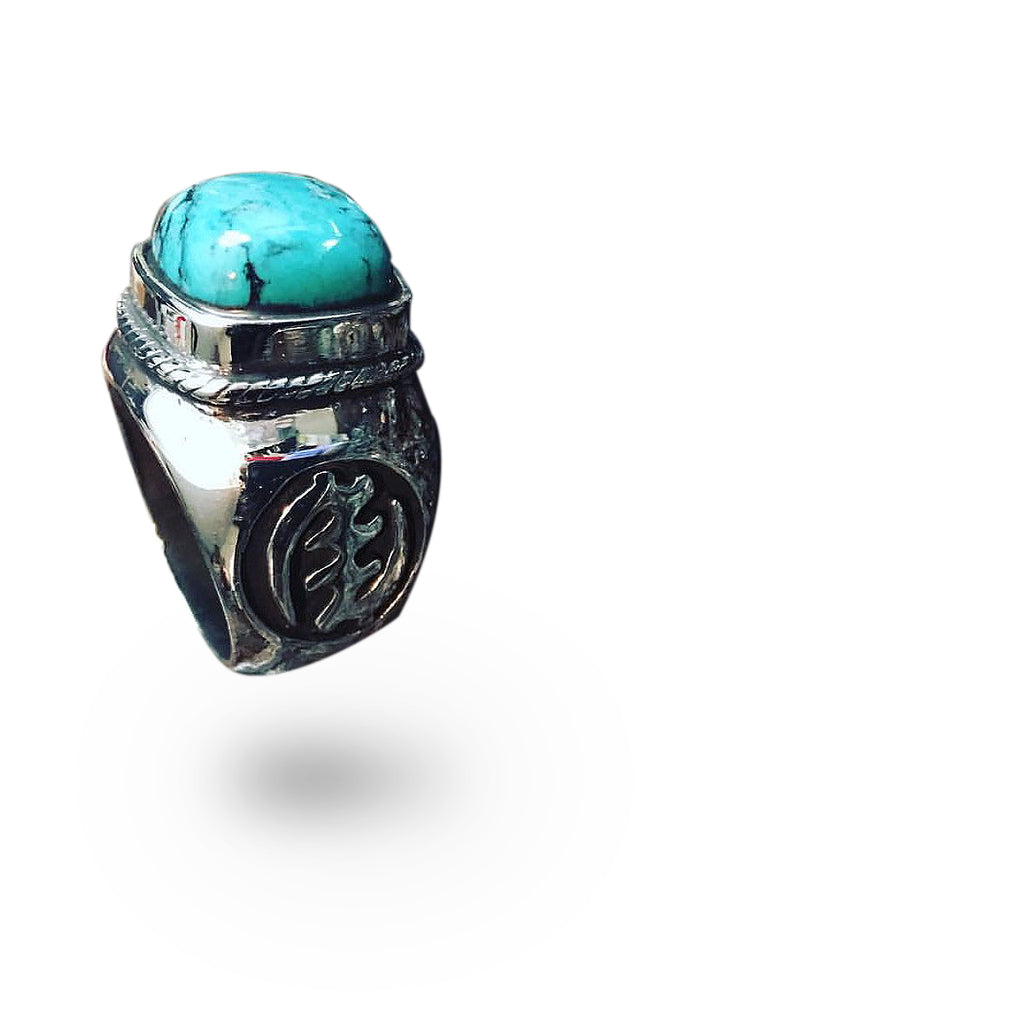 STRERLING SILVER TURQUOISE RING