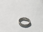 STERLING SILVER SIMPLE TWIST RING