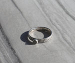 STERLING SILVER VINTAGE WESTERN QUARTZ RING