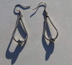 Sterling Silver Western Twist Earrings